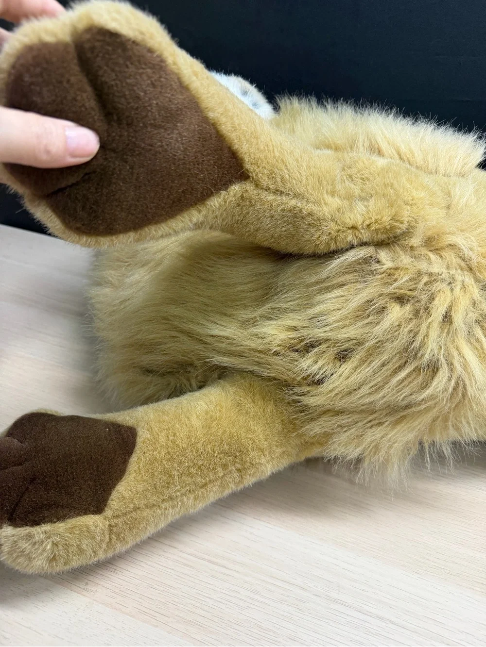 Vintage Douglas Cuddle Plush Lion RARE Animal jumbo Giant 46” Paw-Tail Tip HUGE